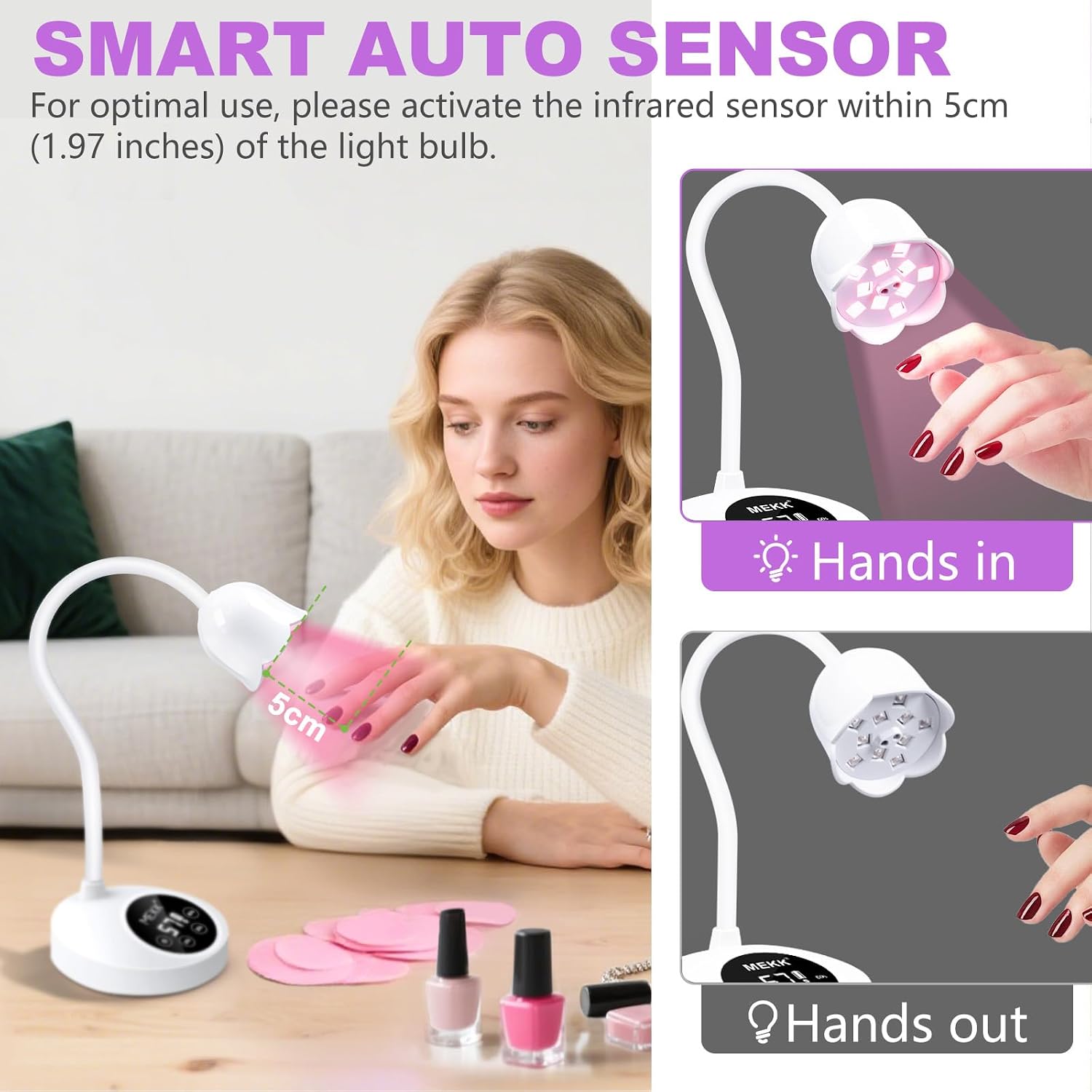 Detalle 2 de MEKK 30W Nail Lamp