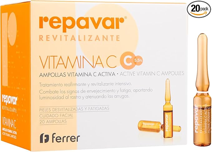 Imagen de Repavar Vitamina C Activa Ampollas Reafirmantes 20 ml en OfertitasTOP