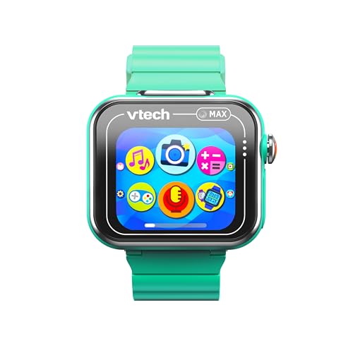 Thumbnail 2 de VTech Kidizoom Smartwatch MAX Aguamarina: reloj inteligente para niños con doble cámara y juegos