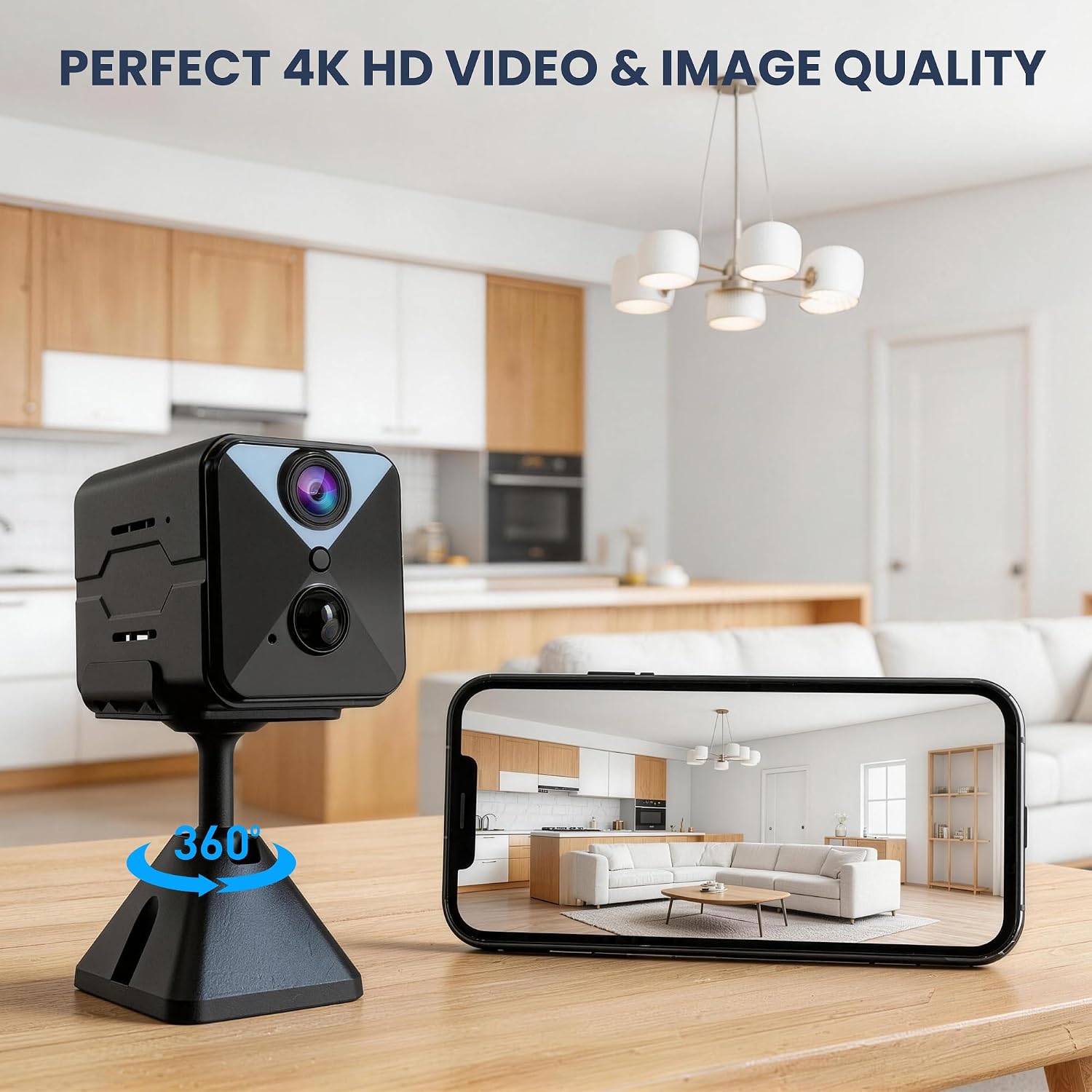 Detalle de javiscam Fully Upgraded 4K Hidden Camera Mini Spy Camera