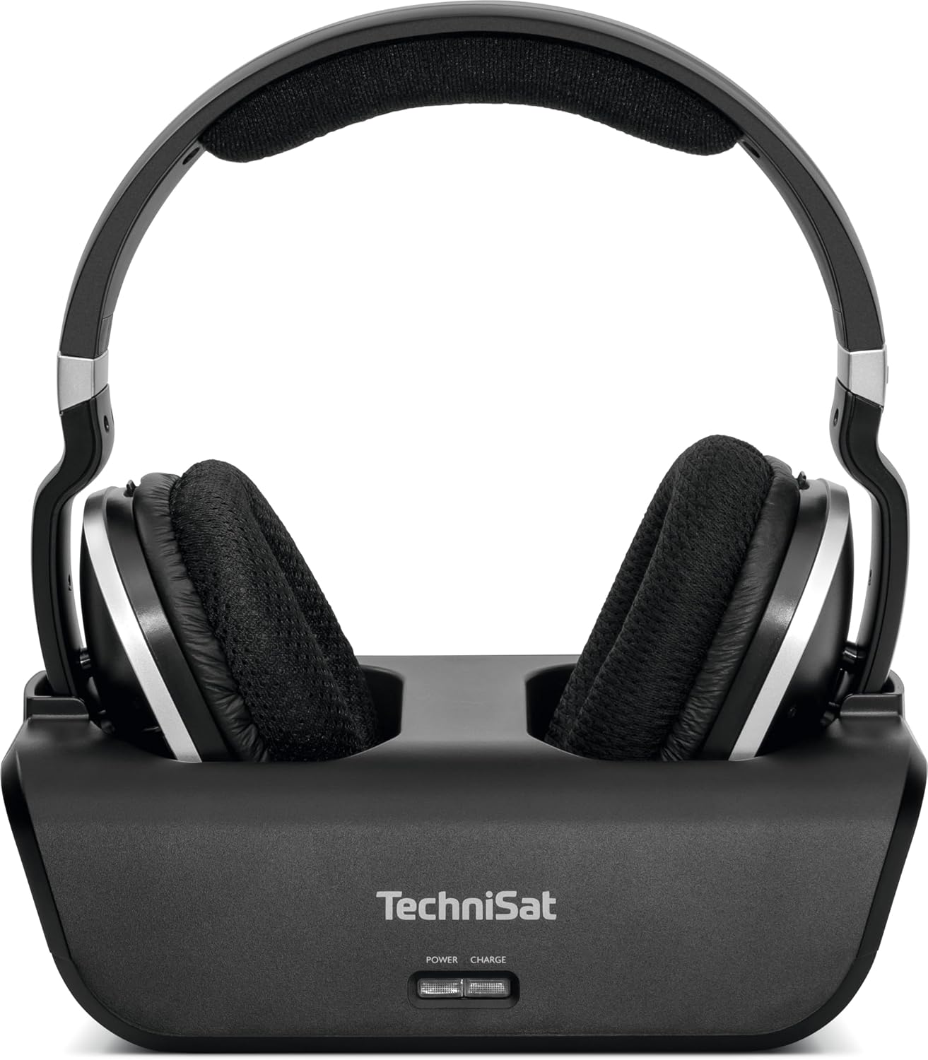 Thumbnail 1 de TechniSat STEREOMAN 2 V2 – Casque sans Fil 2,4 GHz avec Station d’accueil et Connexion Optique (Noir)