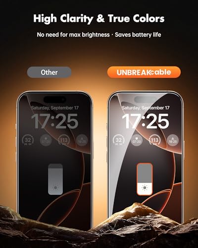 Thumbnail 7 de UNBREAKcable Privacy Screen Protector for iPhone 16 Pro 6.3"