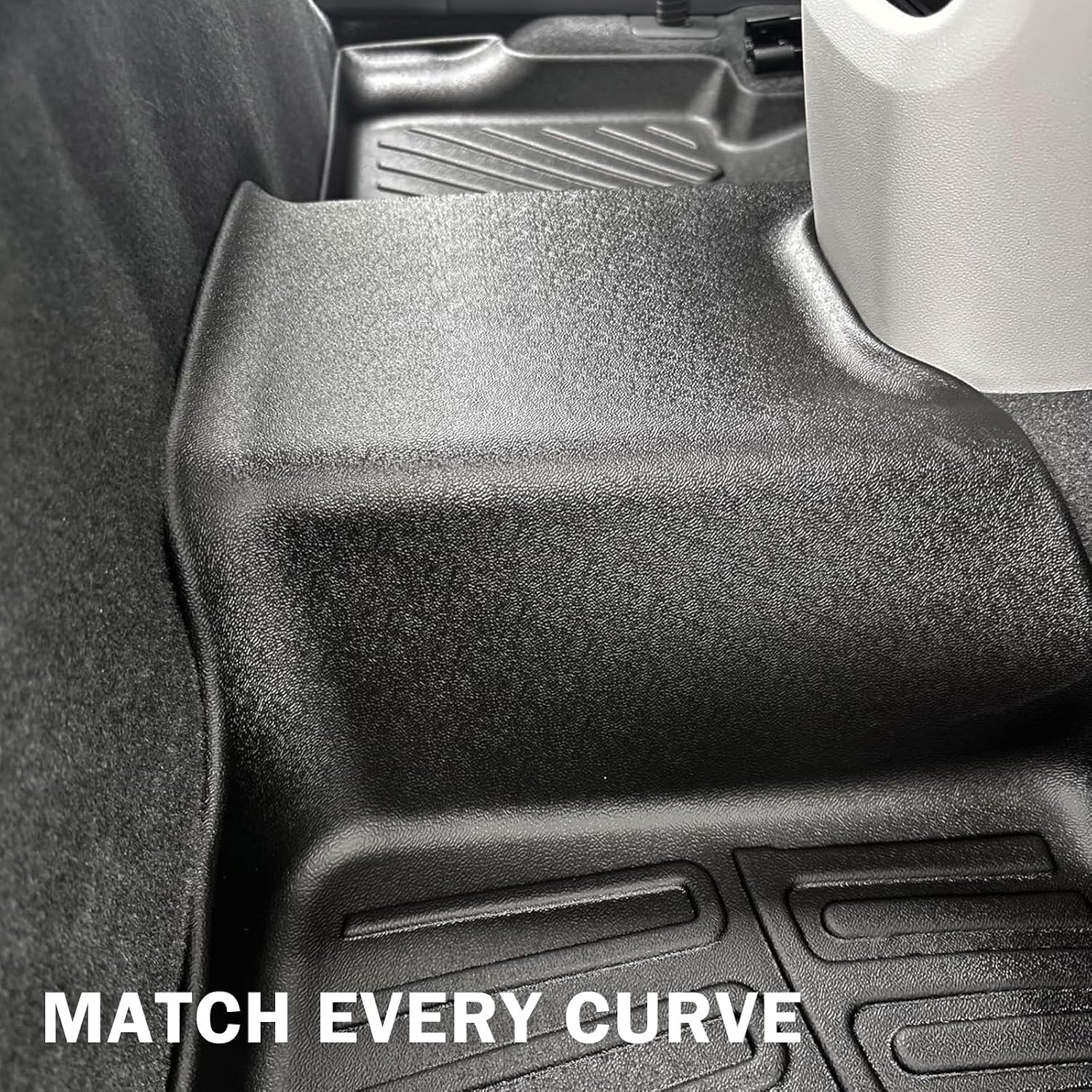 Thumbnail 3 de KUST All-Weather Floor Mats for 2022-2025 Jeep Wagoneer (7-Seater) with Raised Lip and Rear Trunk Mat