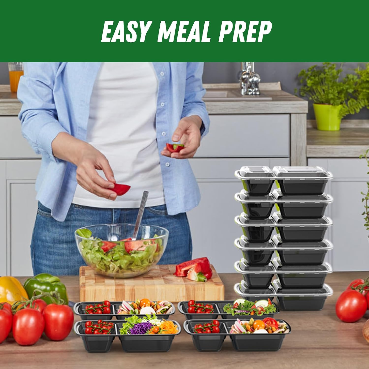 Thumbnail 5 de Dealusy 28 oz Meal Prep Containers ๐ฑ