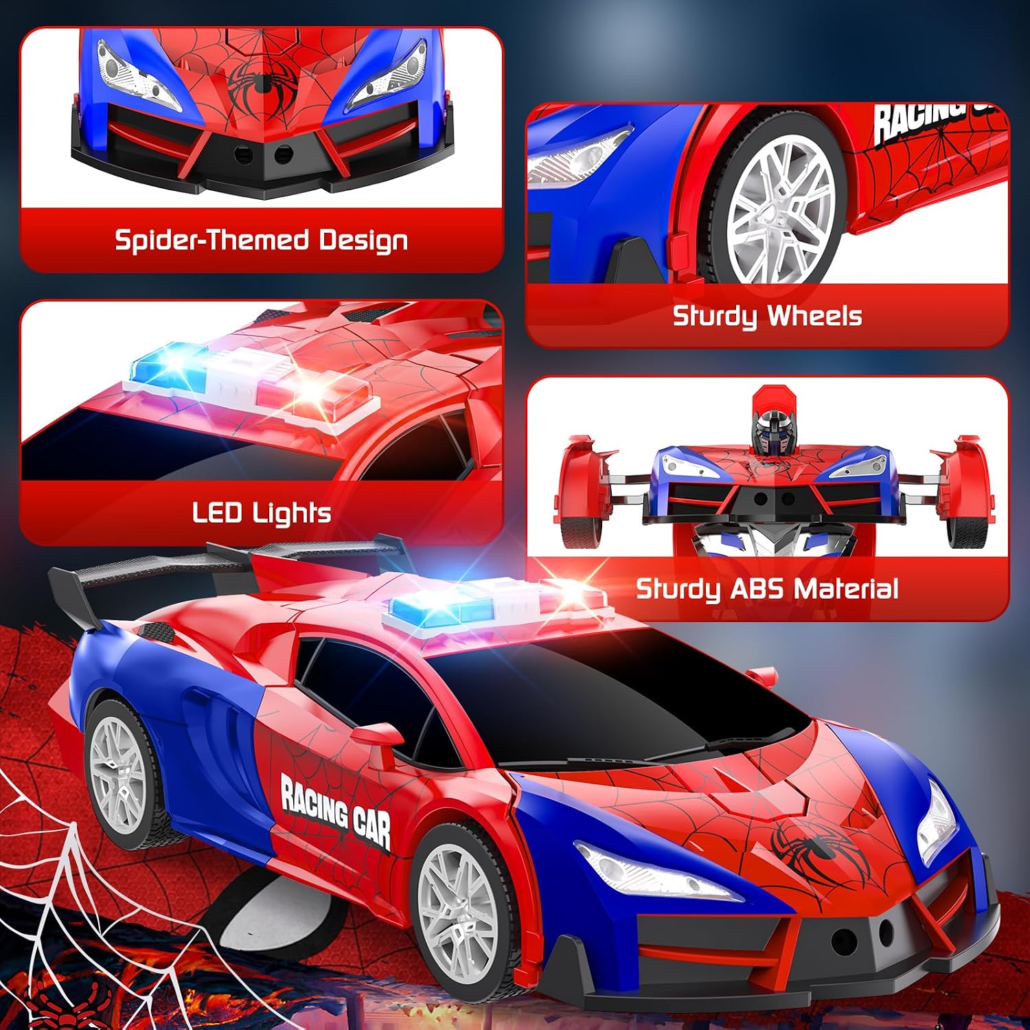 Thumbnail 6 de CEGOUFUN Transforming RC Car, 1:18 Scale