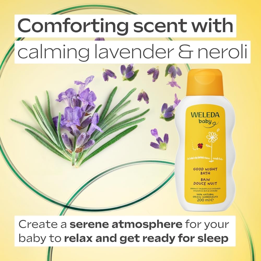 Thumbnail 1 de Weleda Baby Good Night Bath: Calming Calendula & Lavender Bath Soak (200ml)
