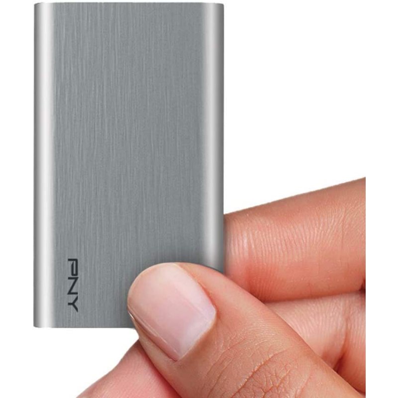 Detalle 2 de PNY Elite SSD Externo 960GB USB 3.1 Plata 💾