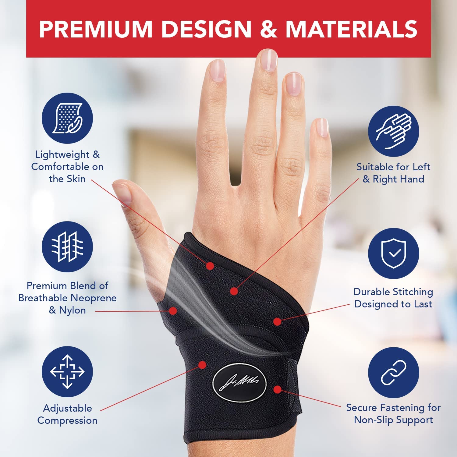 Thumbnail 4 de Doctor Developed Crutch Wrist Strap (2 Pack) – Wrist Support for Carpal Tunnel, Tendonitis and more