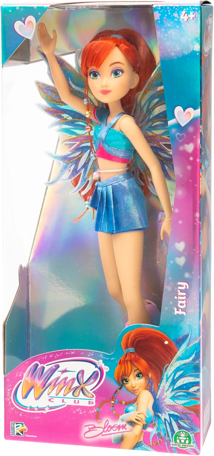 Thumbnail 6 de Winx, Poupée articulée 26 cm – Bloom, série Fairy, modèle Fairy – bleu