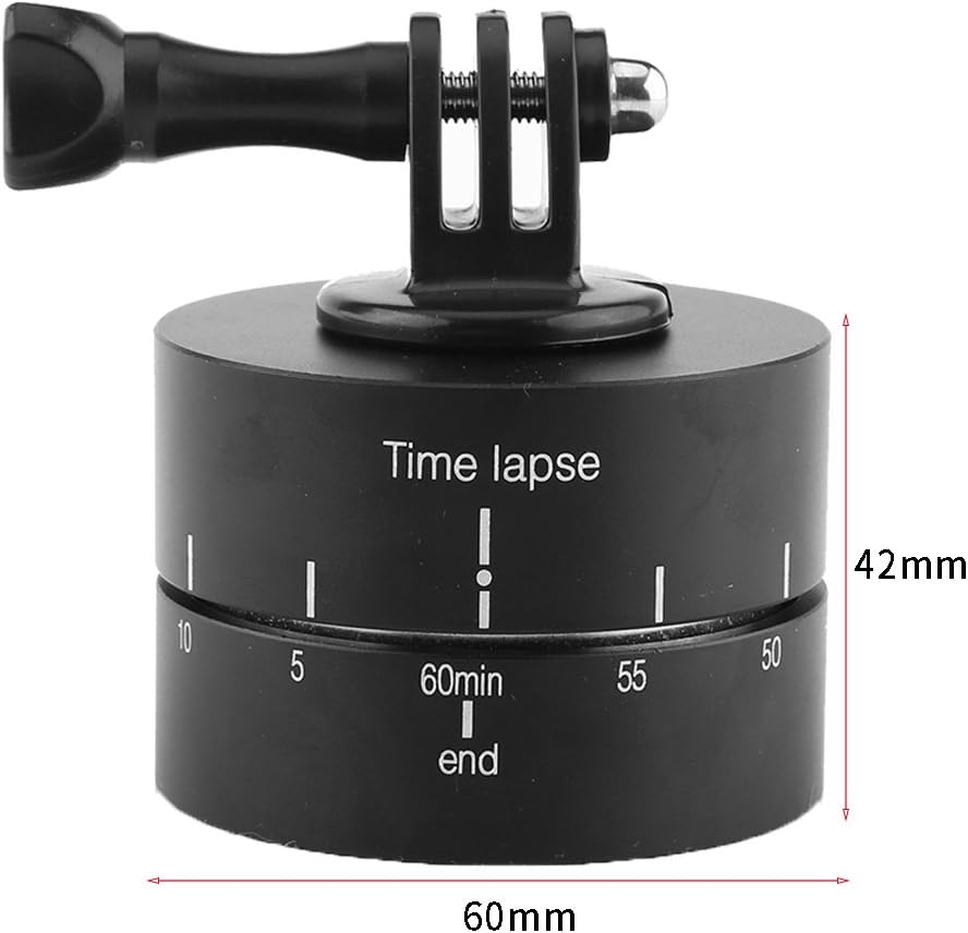 Thumbnail 1 de 360° 60 Minutes Panning Rotating Tripod Time Lapse Stabilizer – Lightweight Multi-Adaptor