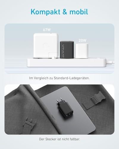 Thumbnail 4 de Anker 20W USB-C Ladegerät mit 2 Ports – kompakt, sicher, schnell