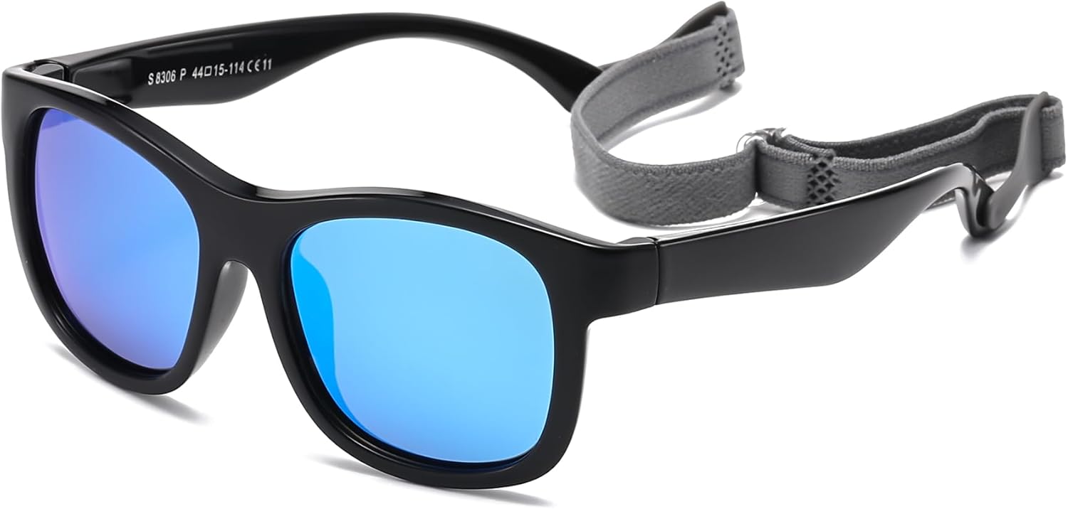 Detalle de Musivon Baby Sunglasses 6 Months - 2.5 Years: Flexible, UV-blocking Sunglasses for Toddlers