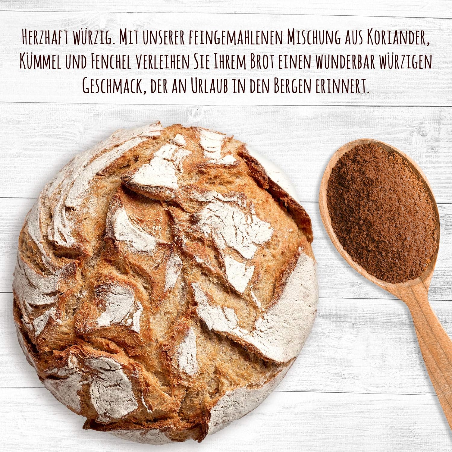Detalle de Brotgewürz bayrische Art – Gourmetmischung 250 g mit Kümmel, Fenchel und Koriander