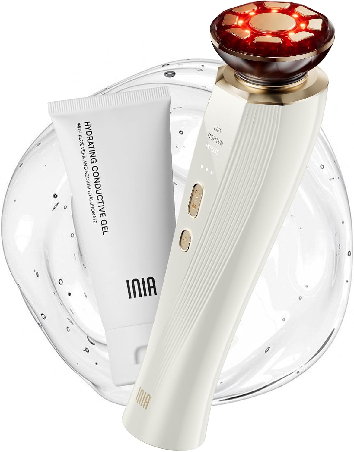 Detalle de INIA Flare 3-in-1 Red Light Therapy Device for Face