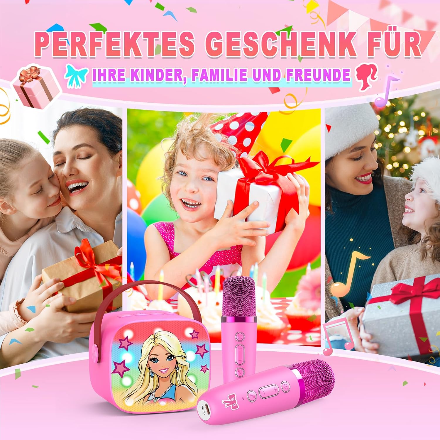 Thumbnail 6 de Dislocati Karaoke Maschine Mädchen 3–12 Jahre