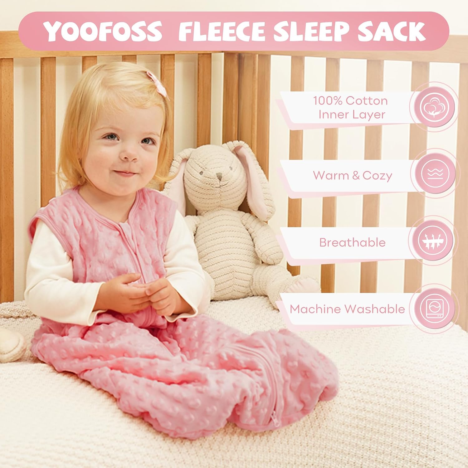 Thumbnail 1 de Yoofoss Baby Sleeping Bag 1.5 Tog