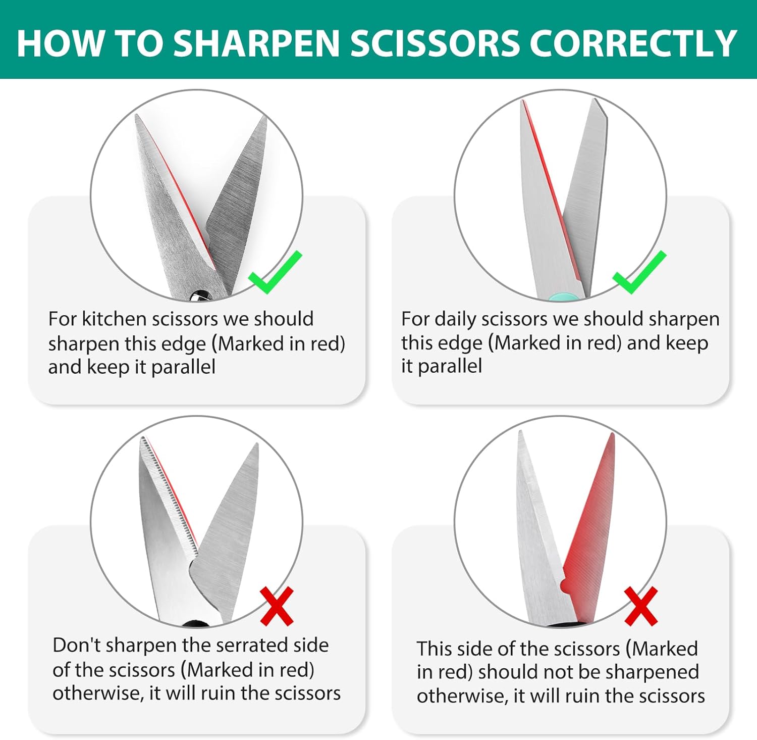 Thumbnail 4 de Longzon 4-in-1 Knife Sharpener 🔪