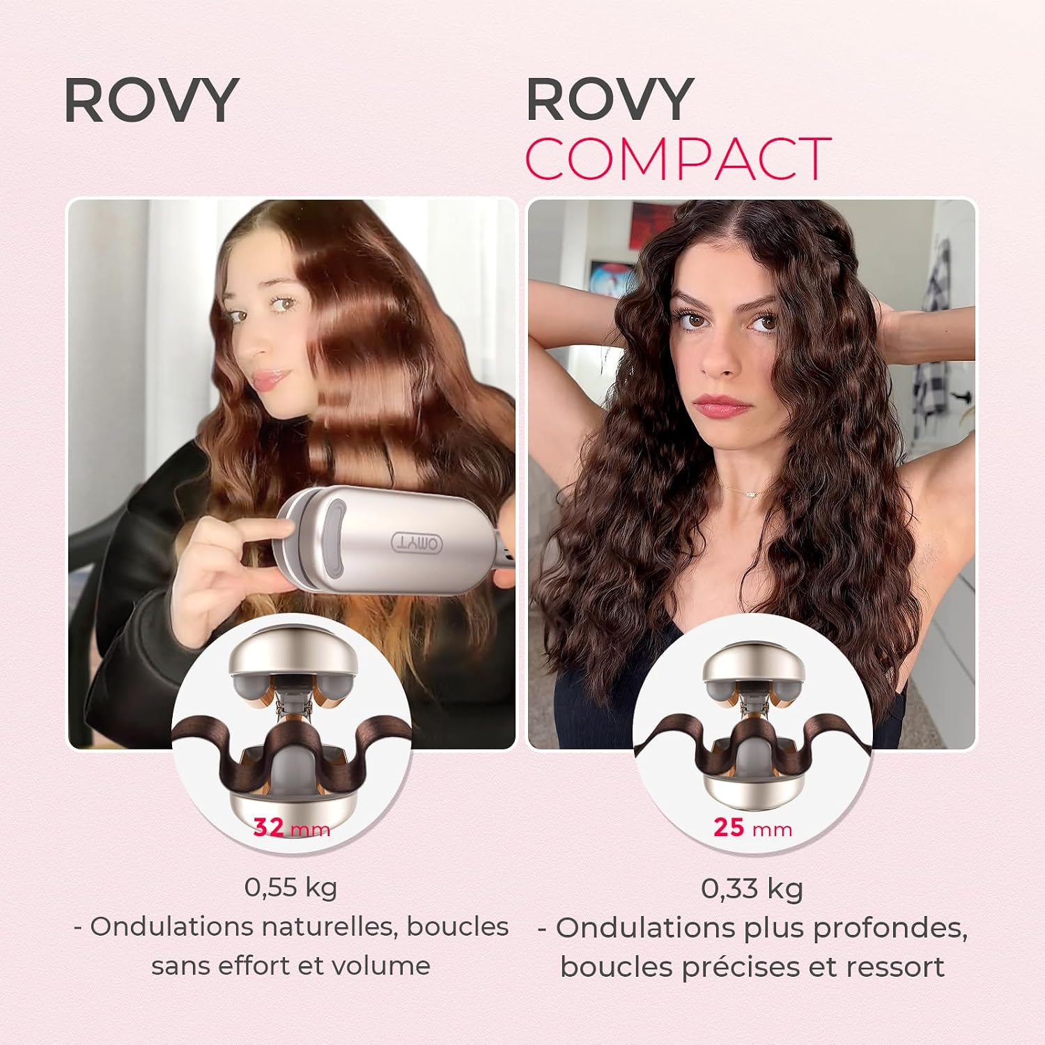 Detalle de TYMO ROVY Boucleur 25 mm pour Beach Waves