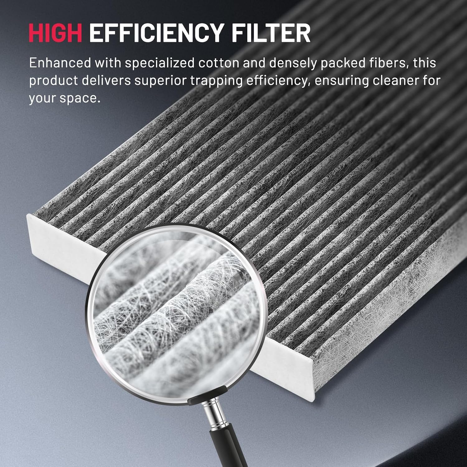 Detalle de BDFHYK CF10329 Cabin Air Filter with Activated Carbon for Select Hyundai/Kia Models