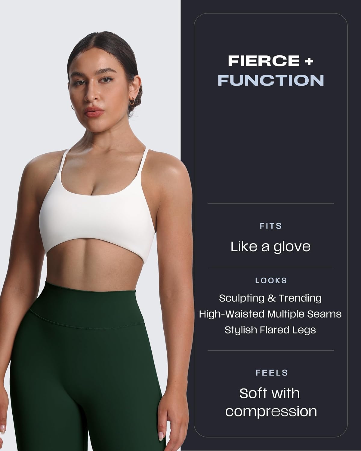 Detalle de Aoxjox Mini Flare Leggings 31"