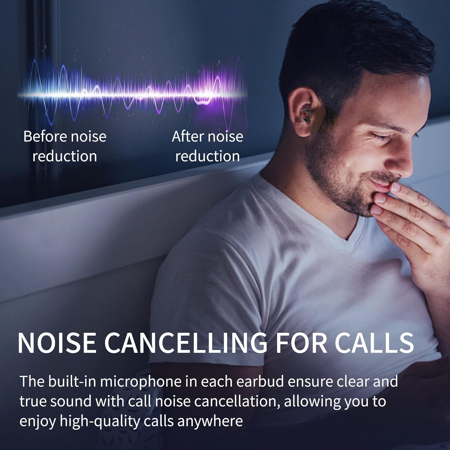 Thumbnail 2 de AMAFACE Bluetooth In-Ear-Kopfhörer B29 mit Dual-Mikrofon & Ladebox – kabellos, bis zu 36 Stunden