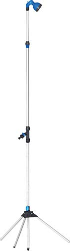 Detalle de Riegolux 973809 Ducha con Trípode de Exterior, 3 Secciones, 135–218 cm