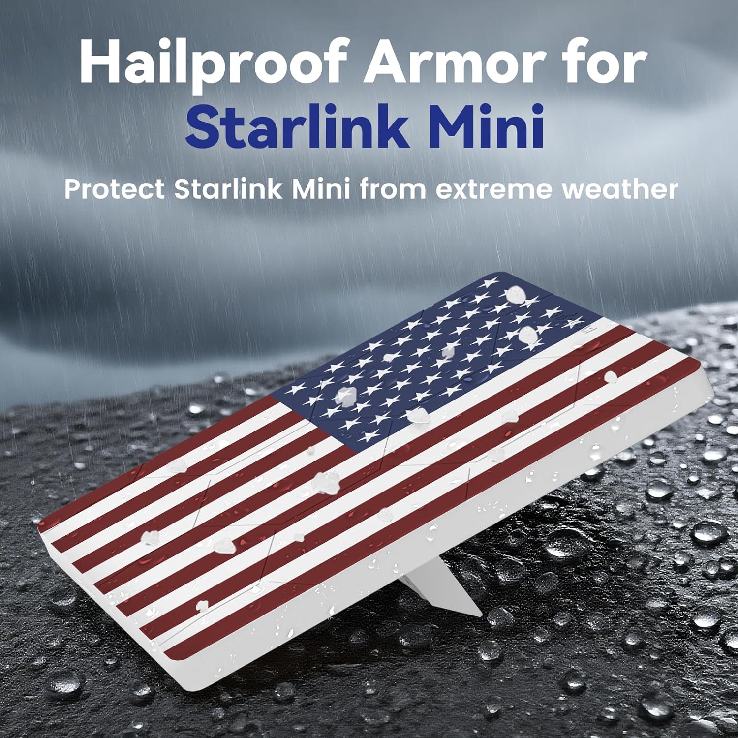 Thumbnail 1 de Starlink Mini Protective Cover Case: Hailproof Liquid Silicone Shield for Starlink Mini Dish