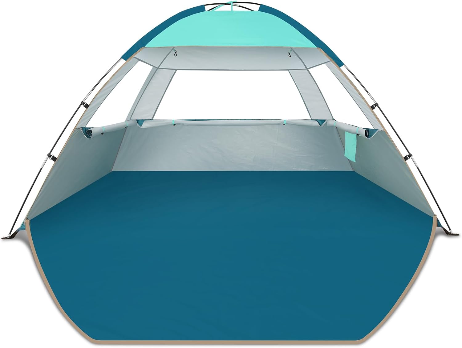 Detalle de COMMOUDS Beach Tent Sun Shade with UPF 50+ Protection (for 3/4/6/8 people)