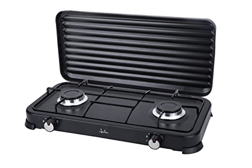 Detalle de Jata JECG2702 cocina gas 2 fuegos para camping