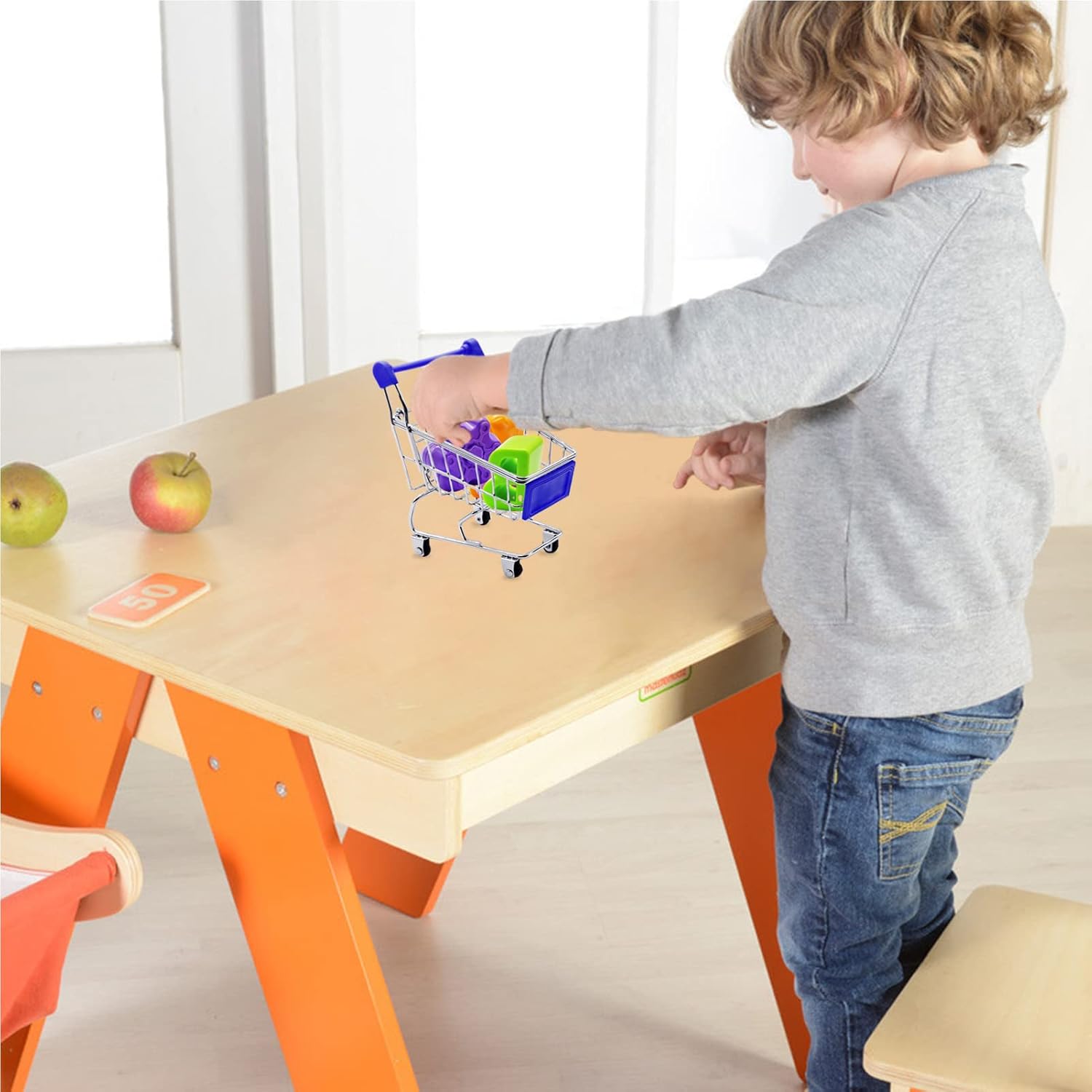 Thumbnail 6 de Yeelua Mini Shopping Trolley 2-piece desk tidy 🛒