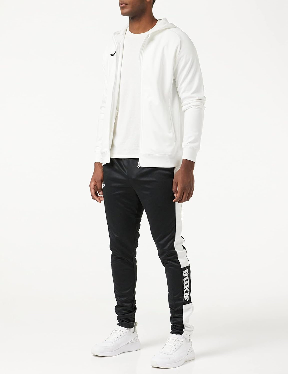 Detalle 1 de Joma Championship IV Pantalones Hombre Marino y Blanco