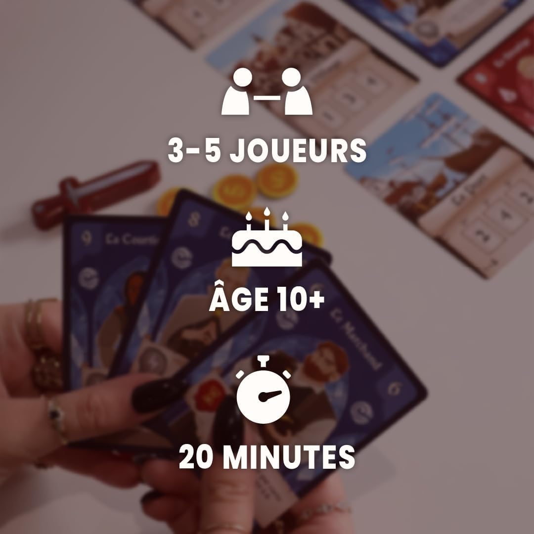 Detalle 2 de SAVANA Emblèmes jeu de société 3 à 5 joueurs 🎲