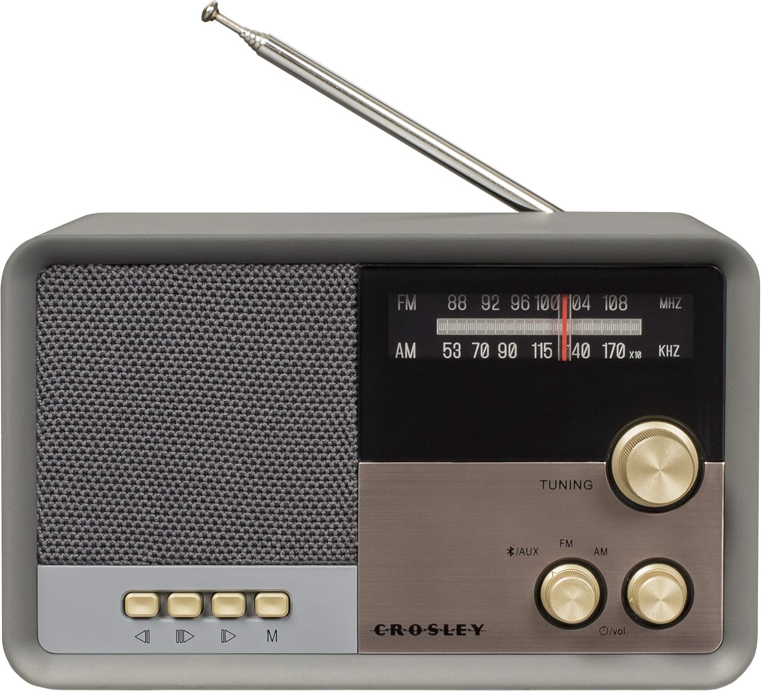 Detalle de Crosley Tribute Portable Bluetooth Radio Speaker