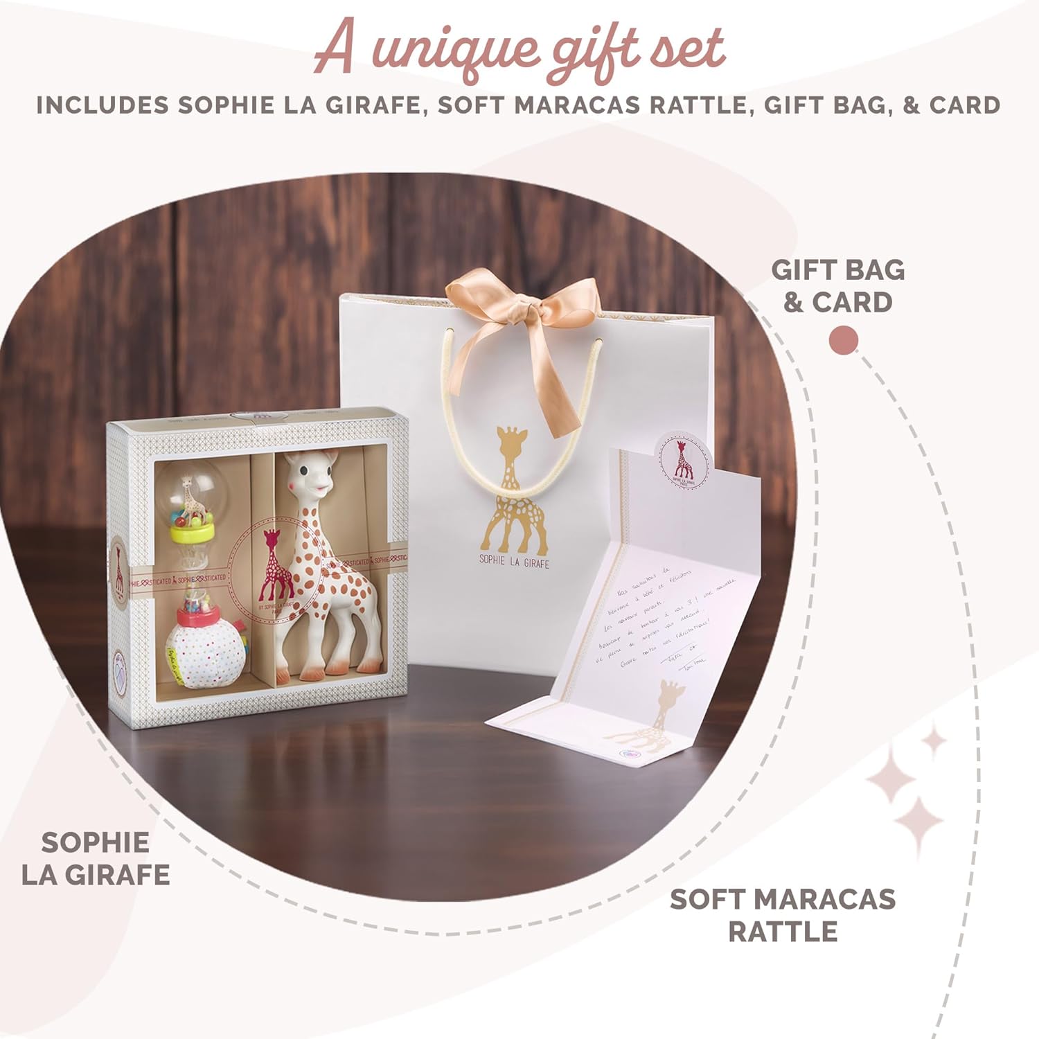 Thumbnail 1 de Sophie la Girafe 000009 - Set Inicial con Sonajero y Maracas 🐶