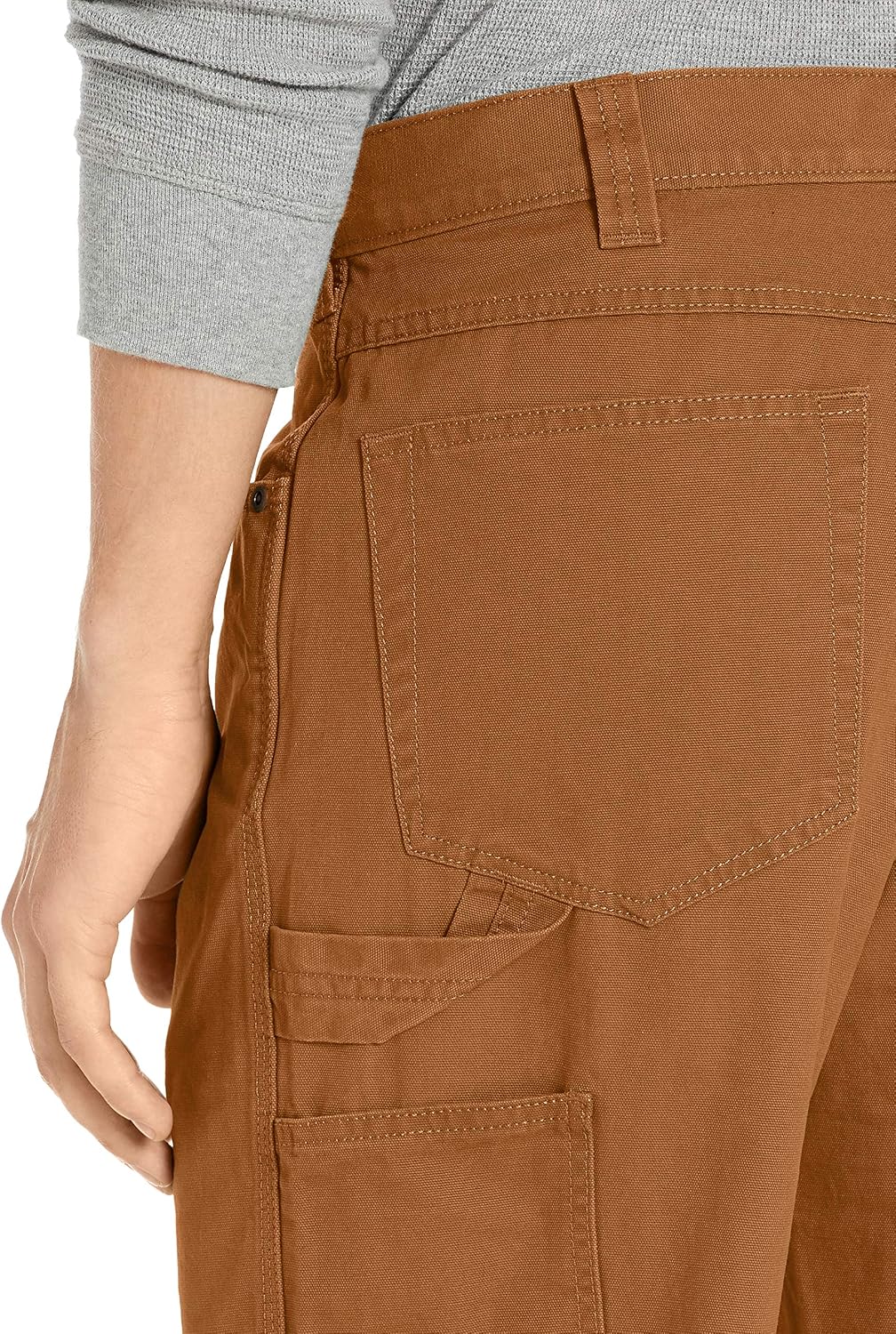 Detalle de Amazon Essentials Men's Relaxed-Fit Carpenter Utility Trousers with Tool Pockets (Discontinued Colours)