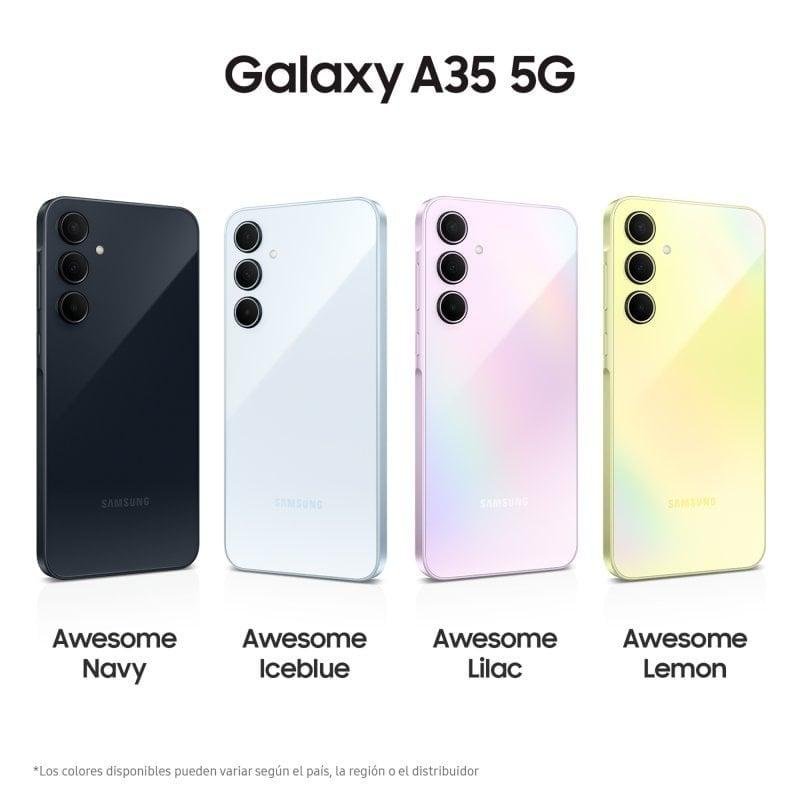 Detalle 2 de Samsung Galaxy A35 5G 6GB 128GB 6.6" Azul: equilibrio entre rendimiento, cámara y resistencia