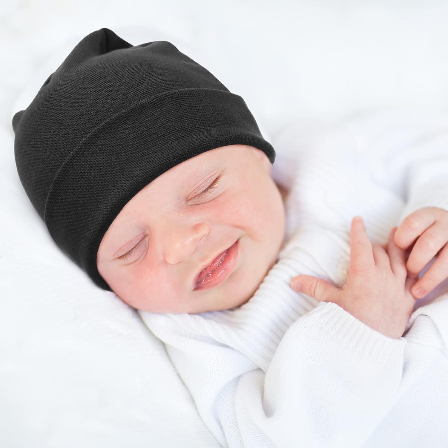Thumbnail 2 de DRESHOW Newborn Beanie Hat and Gloves 0-6m