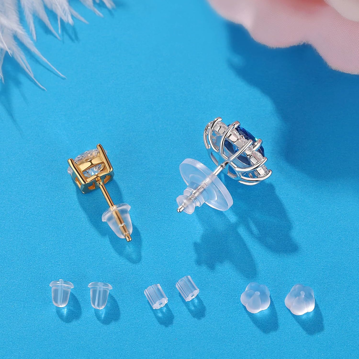 Thumbnail 6 de Hazifes HAJOIH9BH12BACKS Earring Backs, 600 Pieces in 12 Styles
