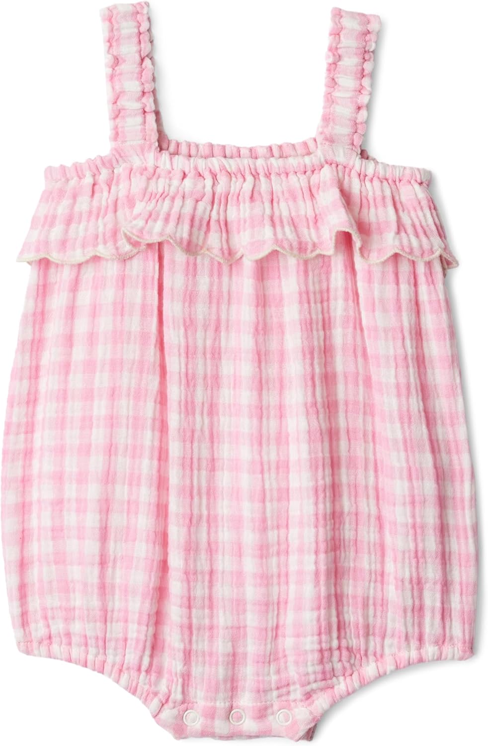 Detalle de Amazon Essentials x Sofia Grainge Baby Girls' Cotton Gauze Sleeveless Romper