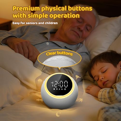 Thumbnail 6 de Mewaii White Noise Machine Baby with Alarm Clock