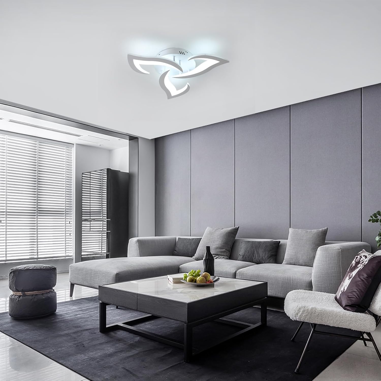 Thumbnail 2 de Comely Lampara de Techo LED Flor 58cm, Luz Fría 6500K