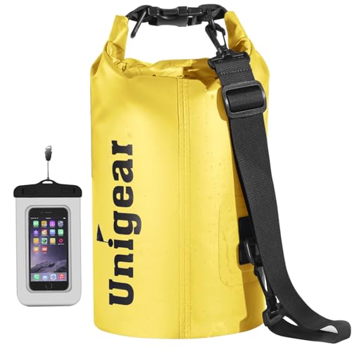 Detalle de Unigear Waterproof Dry Bag 2L-55L with Phone Pouch for Swimming Kayaking