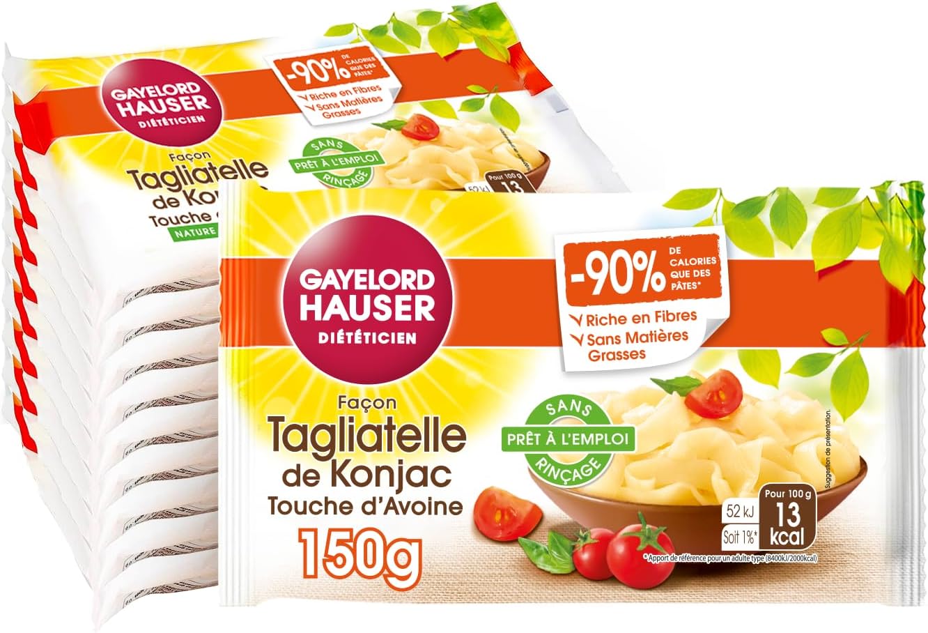 Thumbnail 6 de Tagliatelle de Konjac Gayelord Hauser Nature – prêt à l’emploi, lot de 10 x 160 g