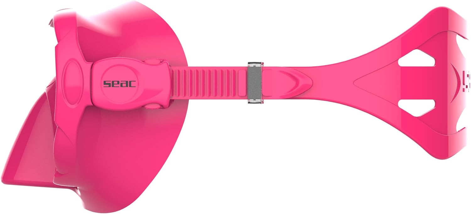 Detalle de SEAC Rondò – Masque Frameless en Silicone avec Verre Unique pour Plongée et Snorkeling