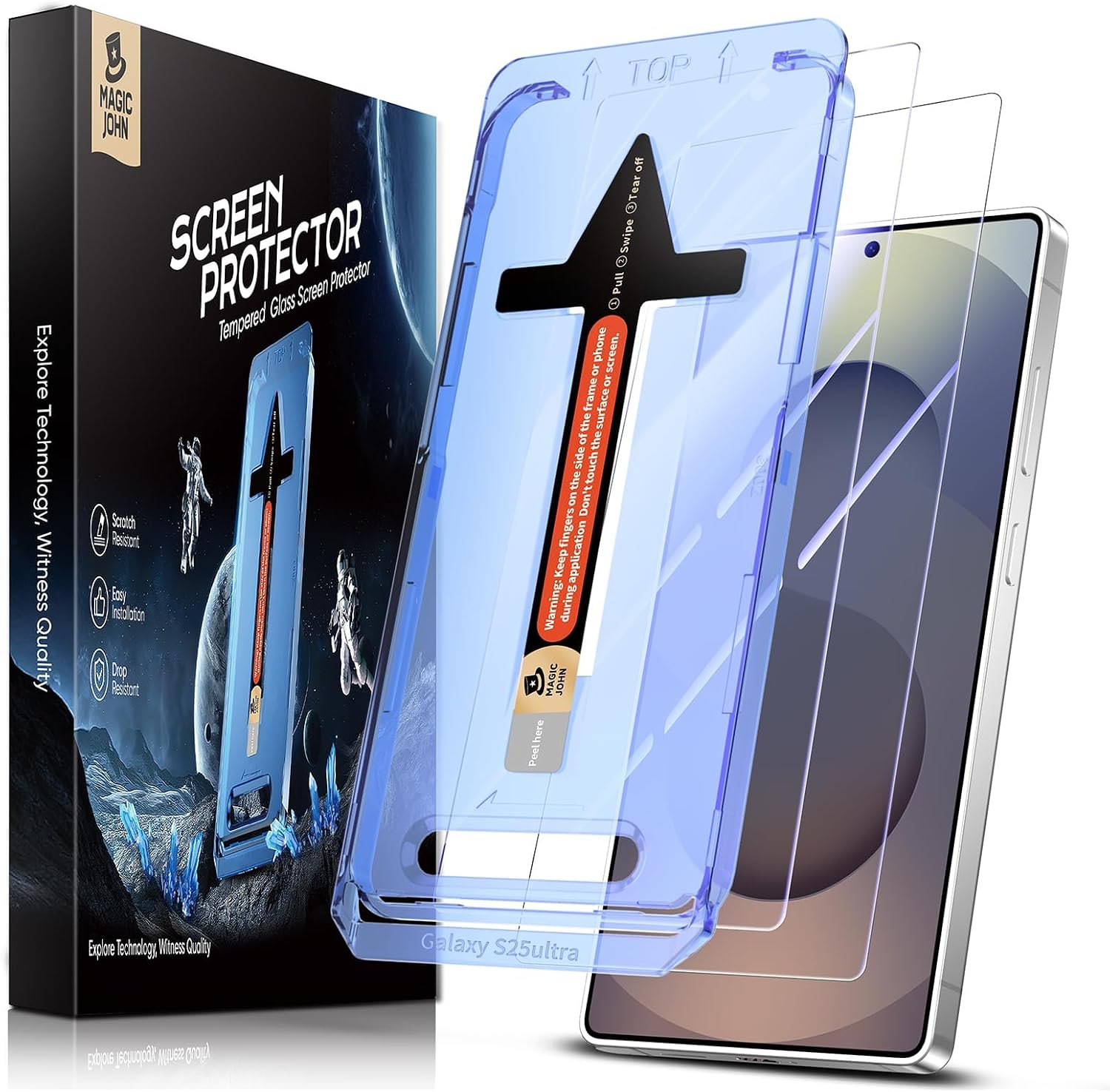 Detalle de MAGIC JOHN Displayschutz Galaxy S25 Ultra 9H