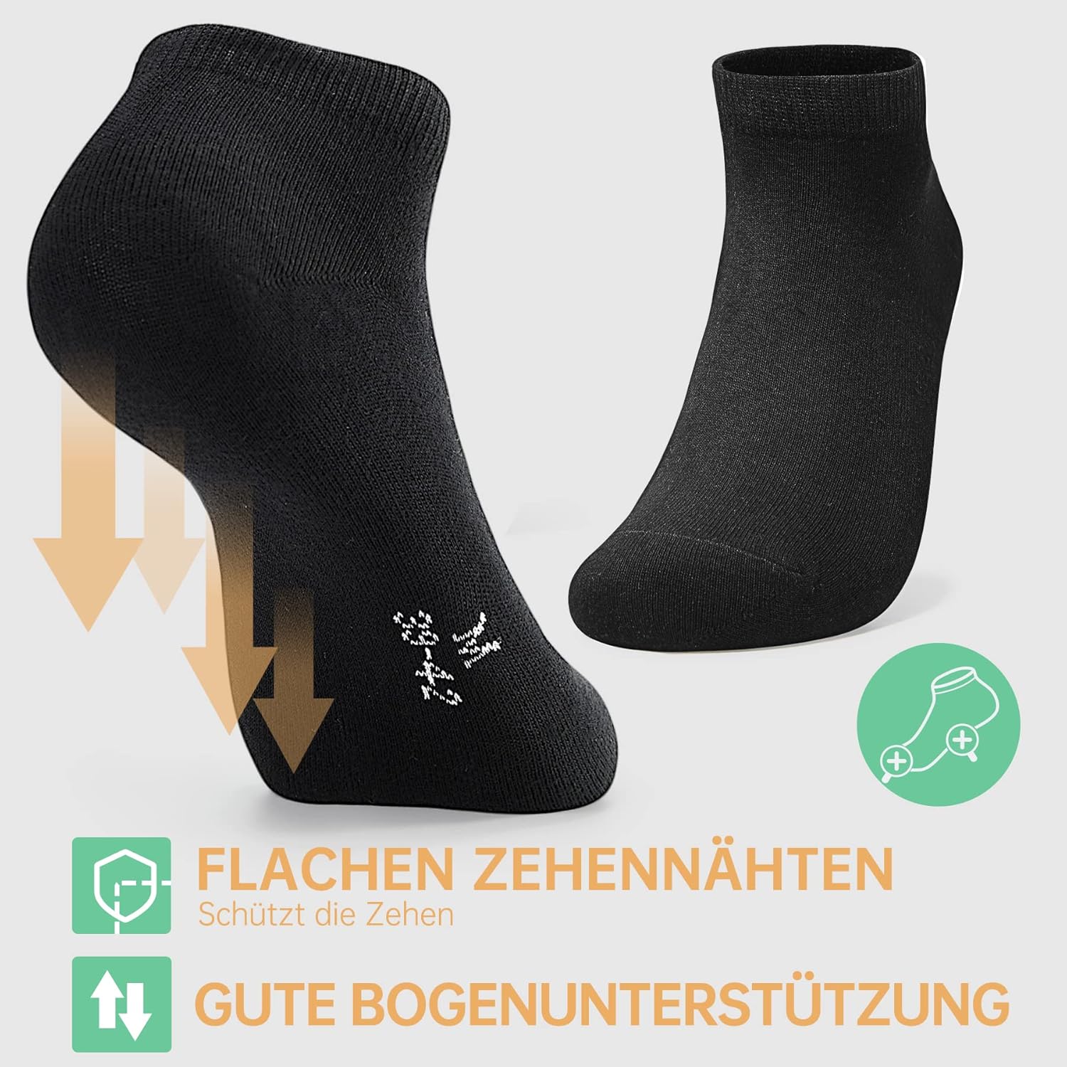 Detalle 2 de FALARY Sneaker Socken 12 Paar