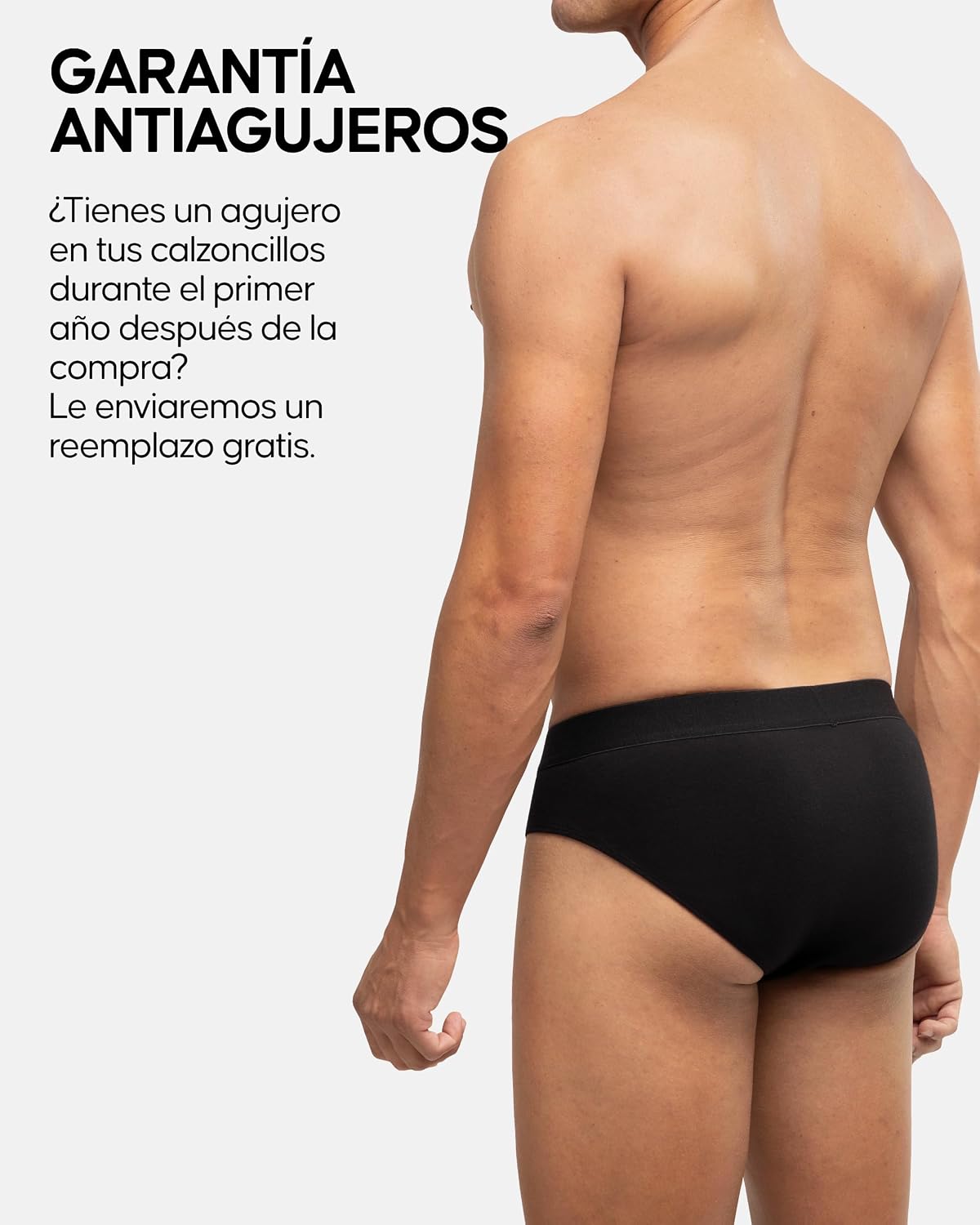 Detalle 2 de DANISH ENDURANCE 6 Pack de calzoncillos slip de algodón para hombre (sin etiquetas) — Large