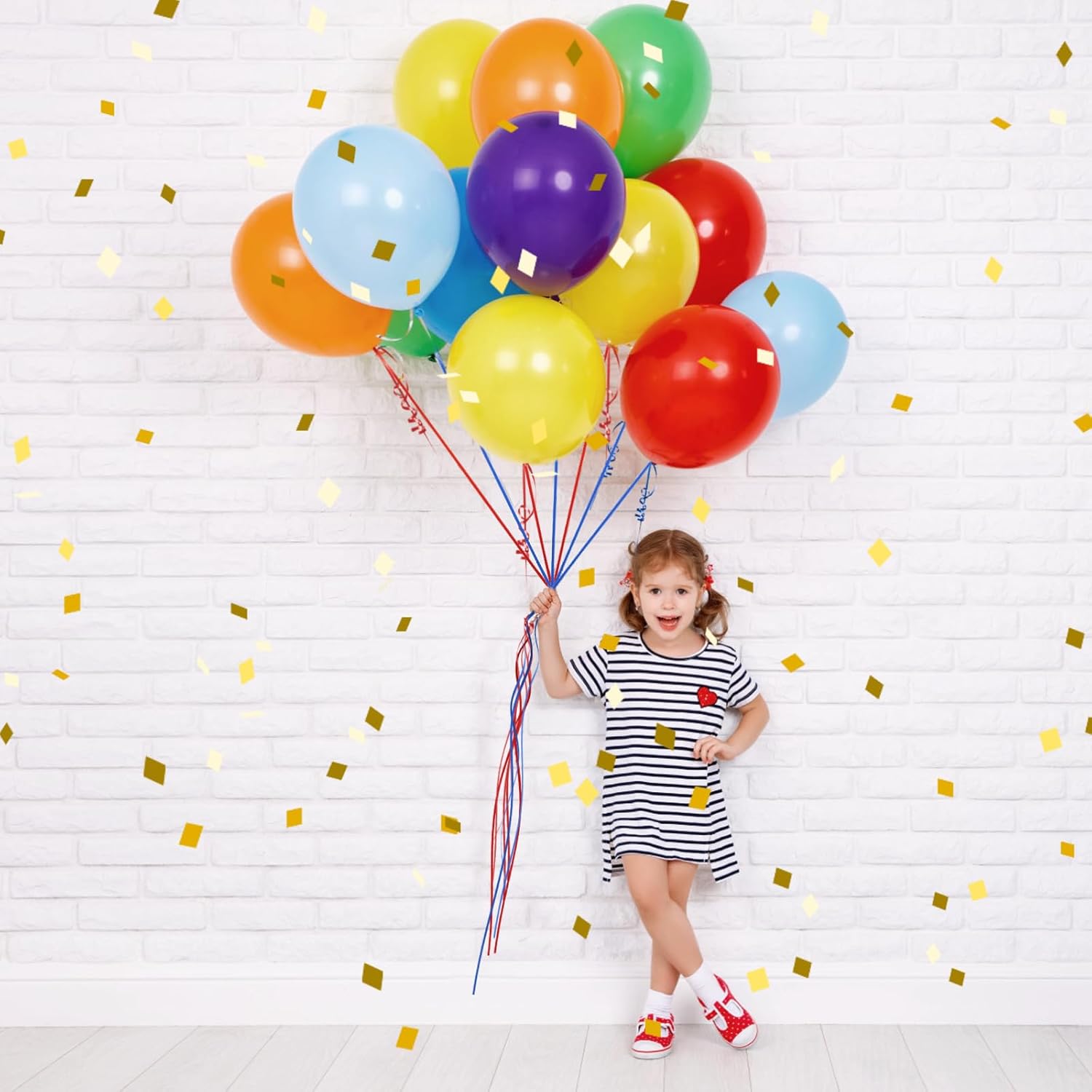 Thumbnail 5 de Jsdoin 12 Inch Rainbow Party Balloons 100 pack 🎈