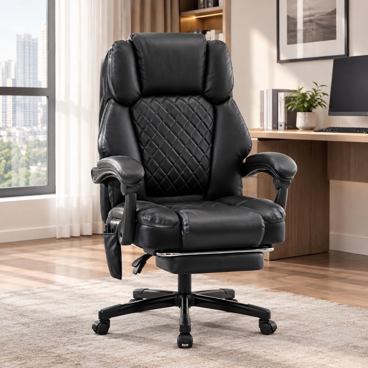 Detalle de Zuacs Massage Office Chair, 400 lb Capacity