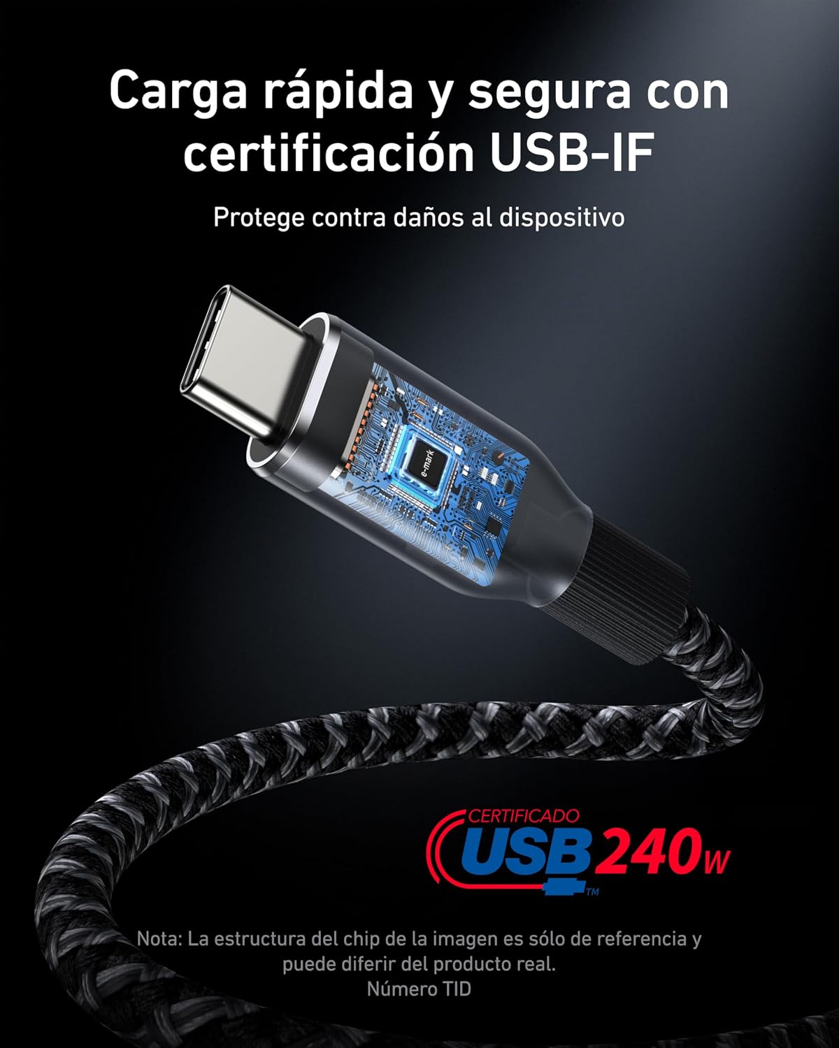 Thumbnail 5 de Anker Prime Cable USB C a USB C 240 W